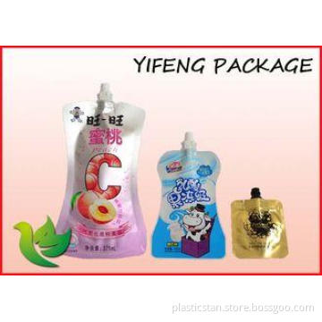 Stand Up Aluminum Foil Spout Pouch With Colorful Printing F